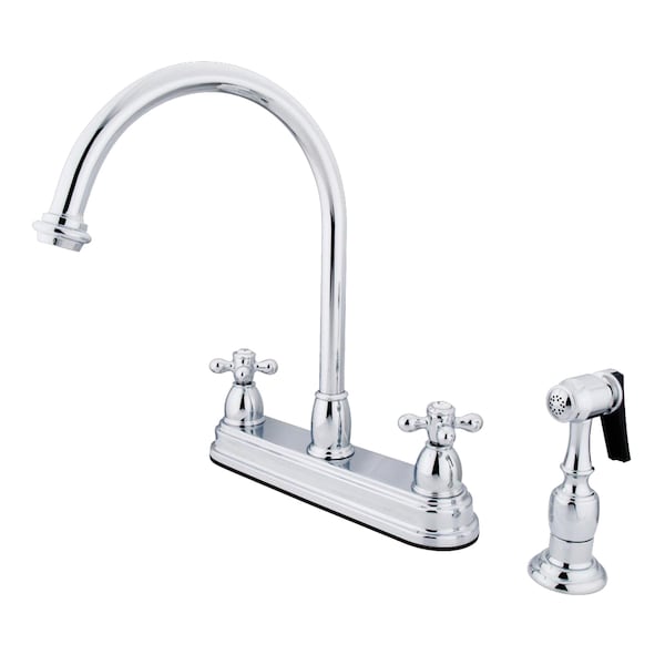 Restoration Centerset Kitchen Faucet, Chrome